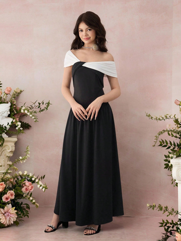 Rochie lungă SHEIN, negru