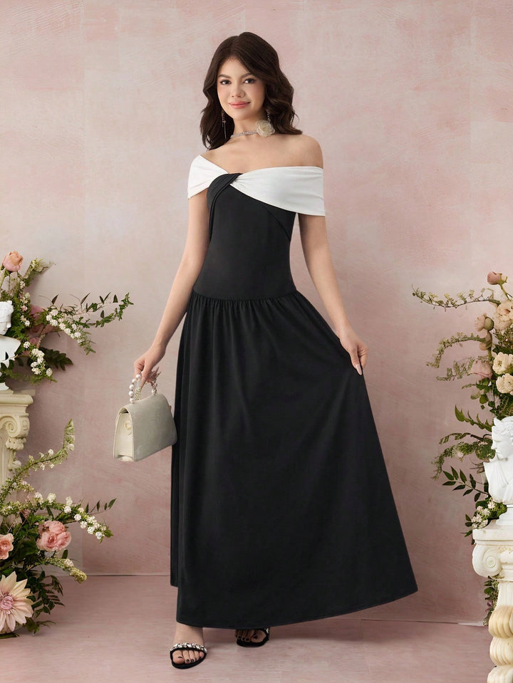 Rochie lungă SHEIN, negru