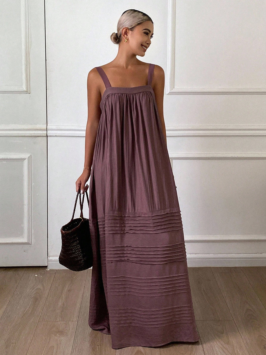 Rochie midi SHEIN, mov