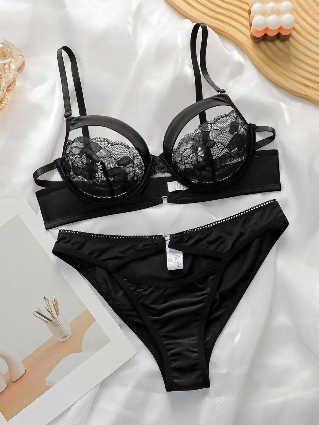 Set lenjerie SHEIN, negru