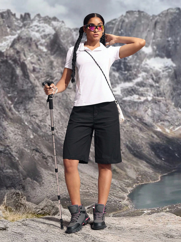 Pantaloni scurți SHEIN, negru