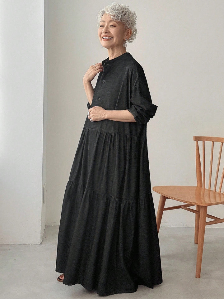 Rochie maxi SHEIN, negru