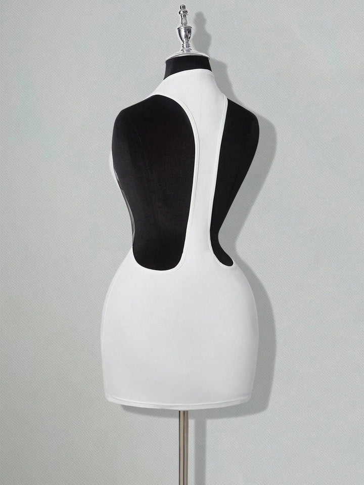 Rochie mini SHEIN, alb