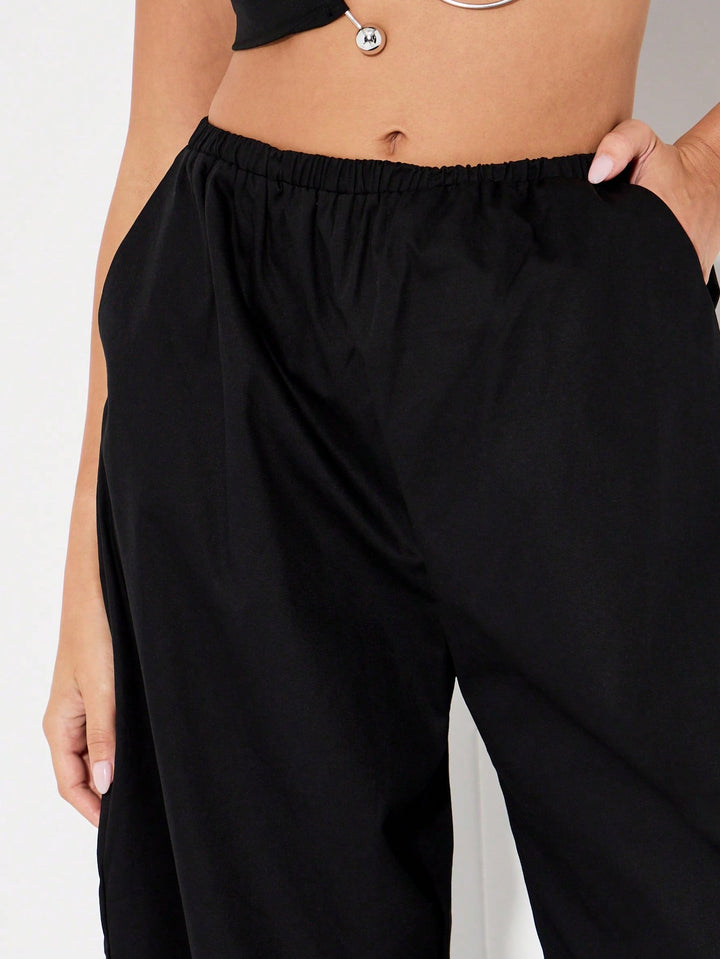 Pantaloni SHEIN, negru