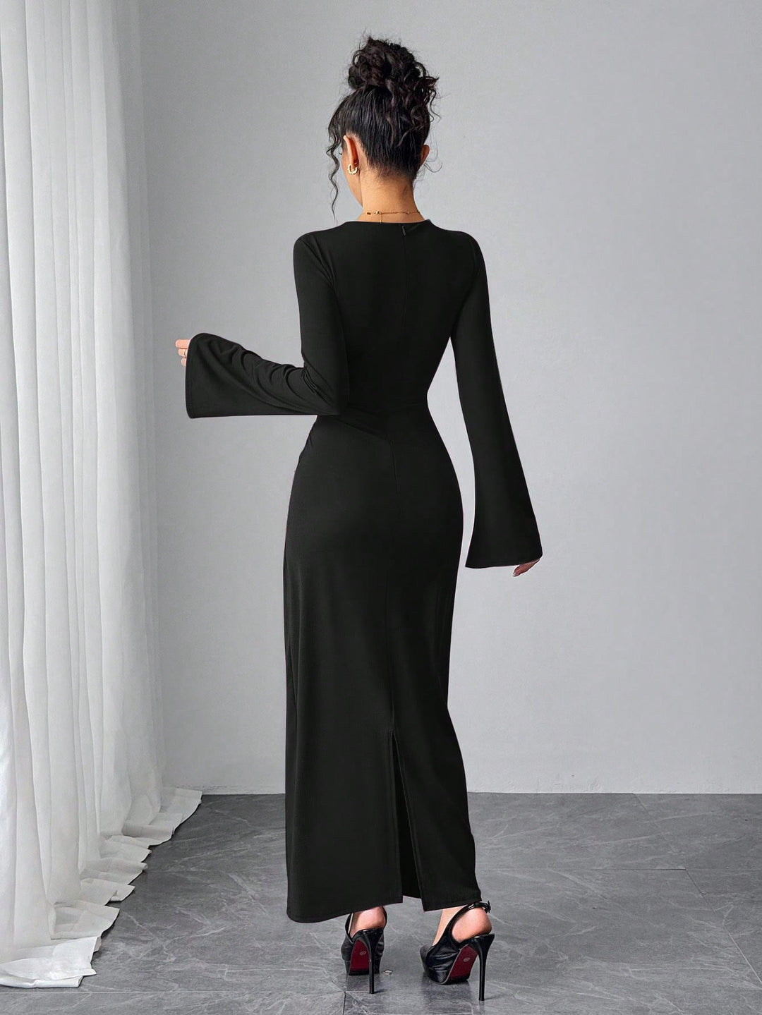 Rochie maxi SHEIN, negru