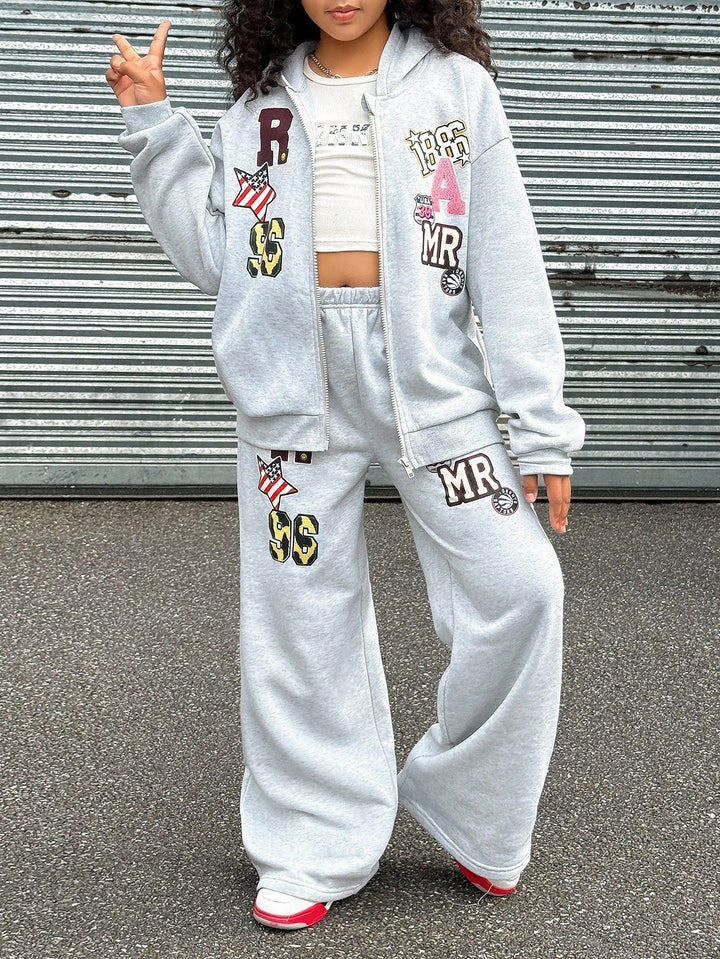 Set hanorac și sweatshirt Shein