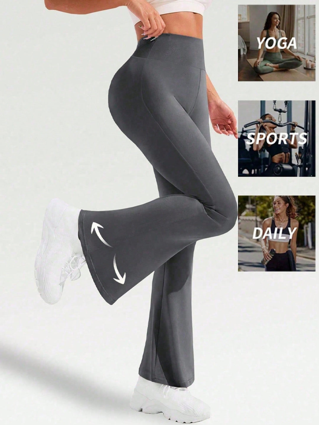 Pantaloni SHEIN, gri