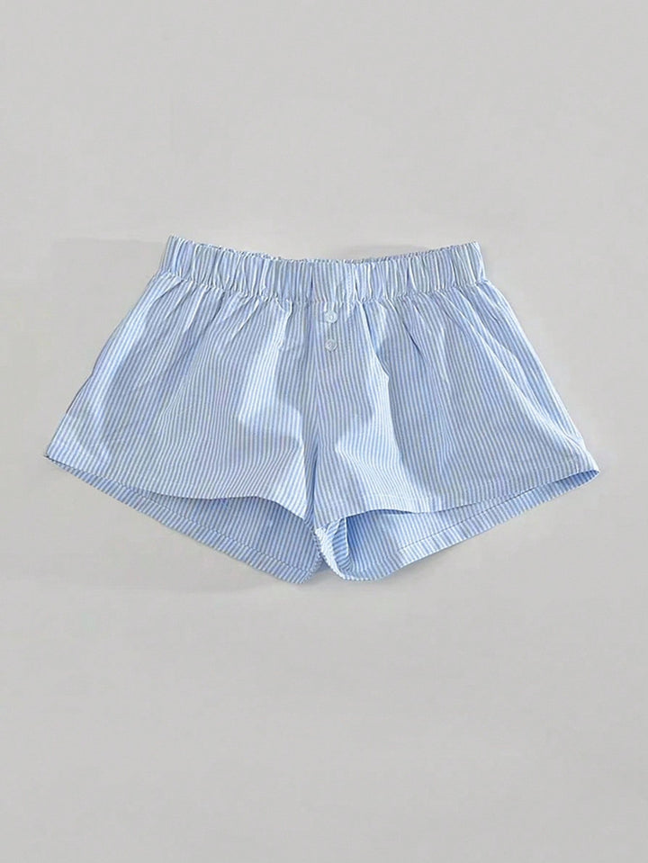 Pantaloni scurți SHEIN, albastru