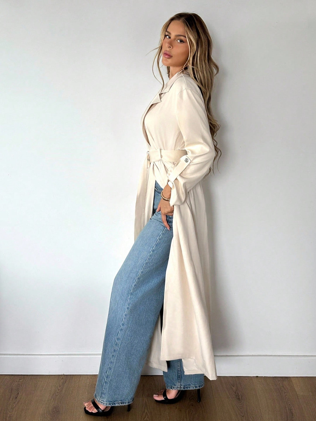 Trench SHEIN, bej