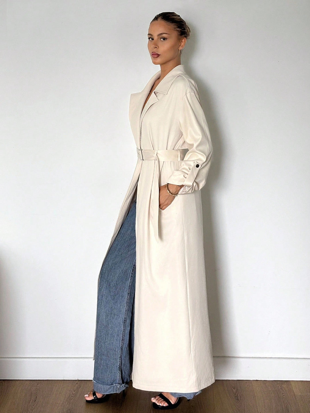 Trench SHEIN, bej