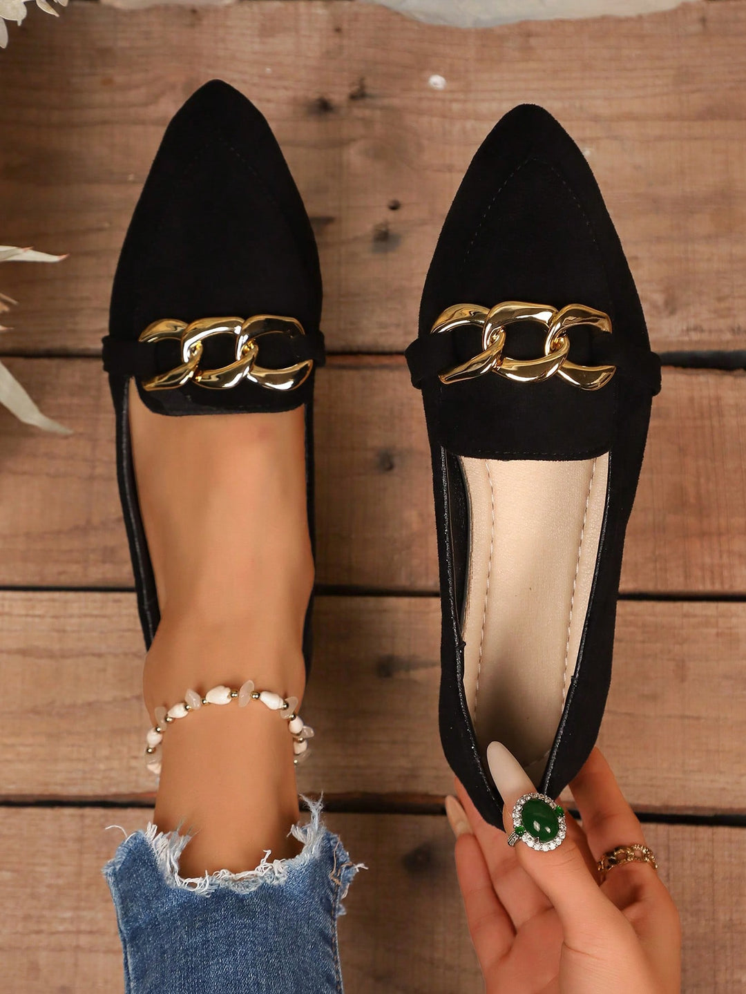 Balerini SHEIN, negru