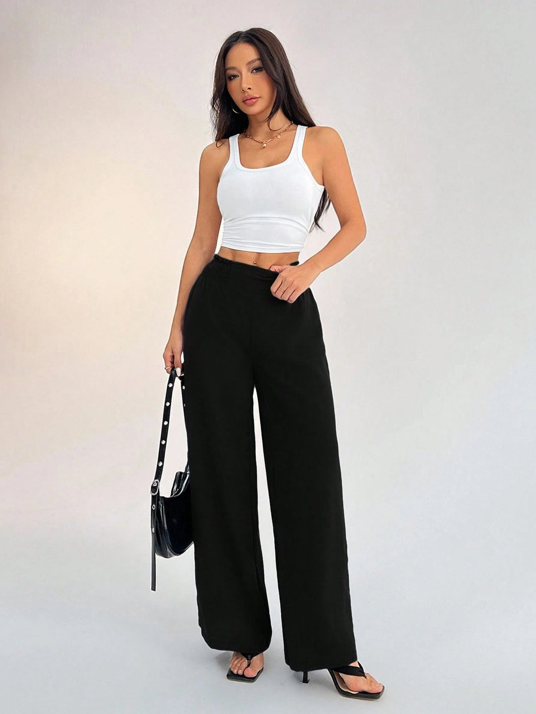 Pantaloni SHEIN, negru