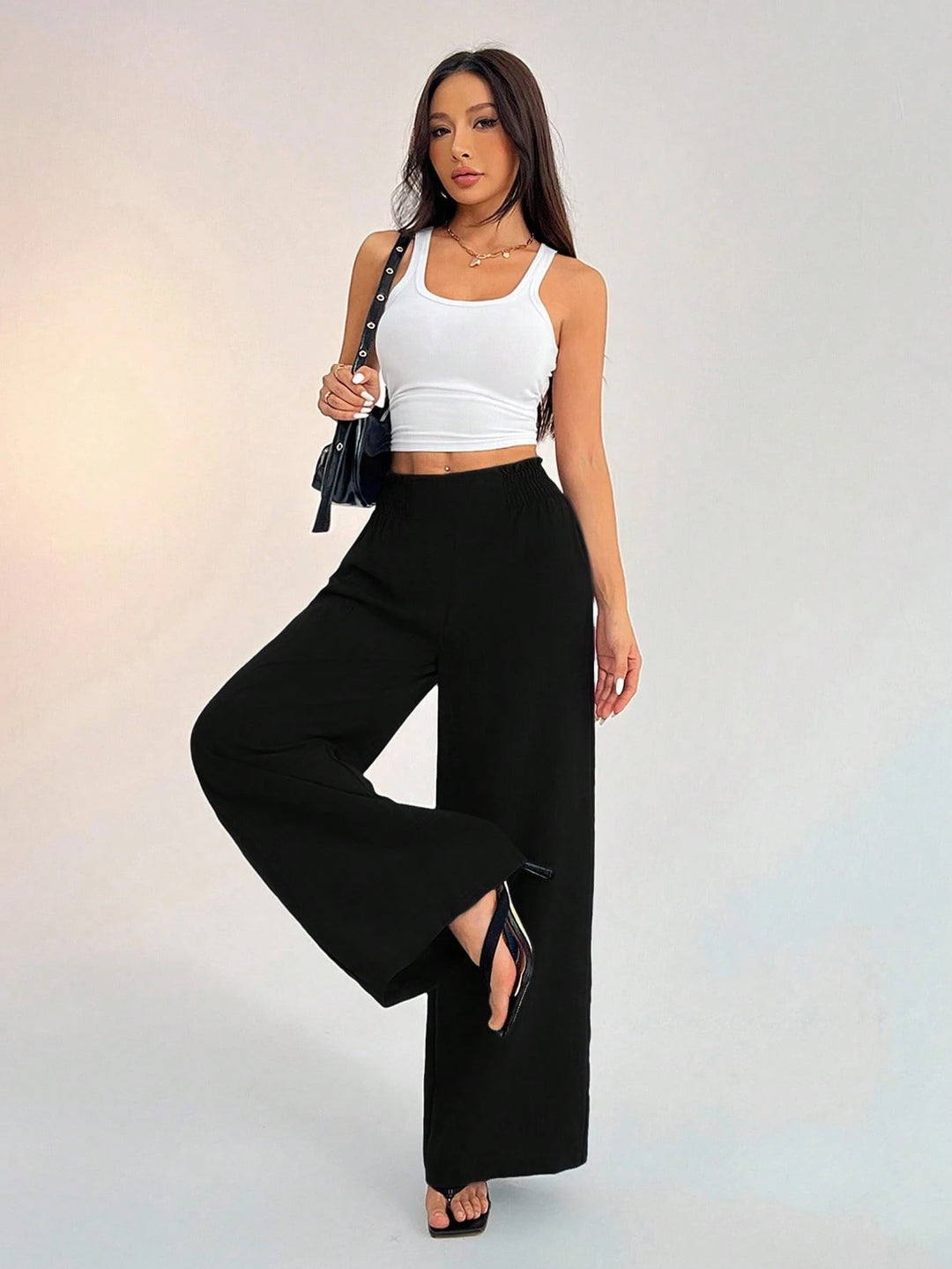Pantaloni SHEIN, negru
