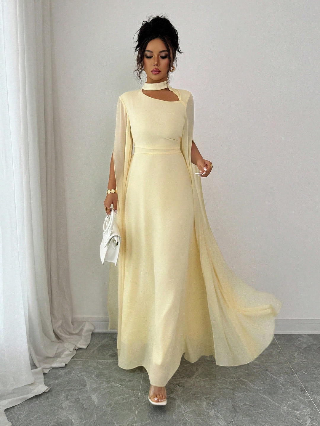 Rochie maxi SHEIN, galben