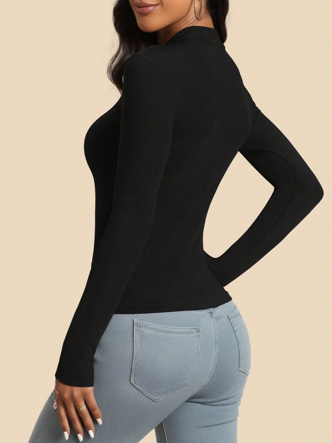 SHEIN blúz, fekete