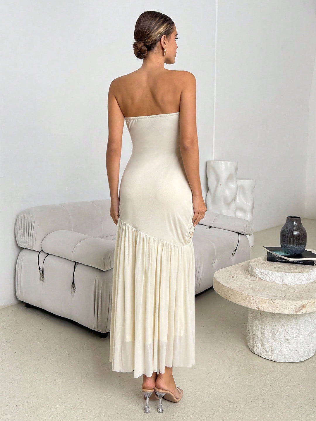 Rochie maxi SHEIN, galben
