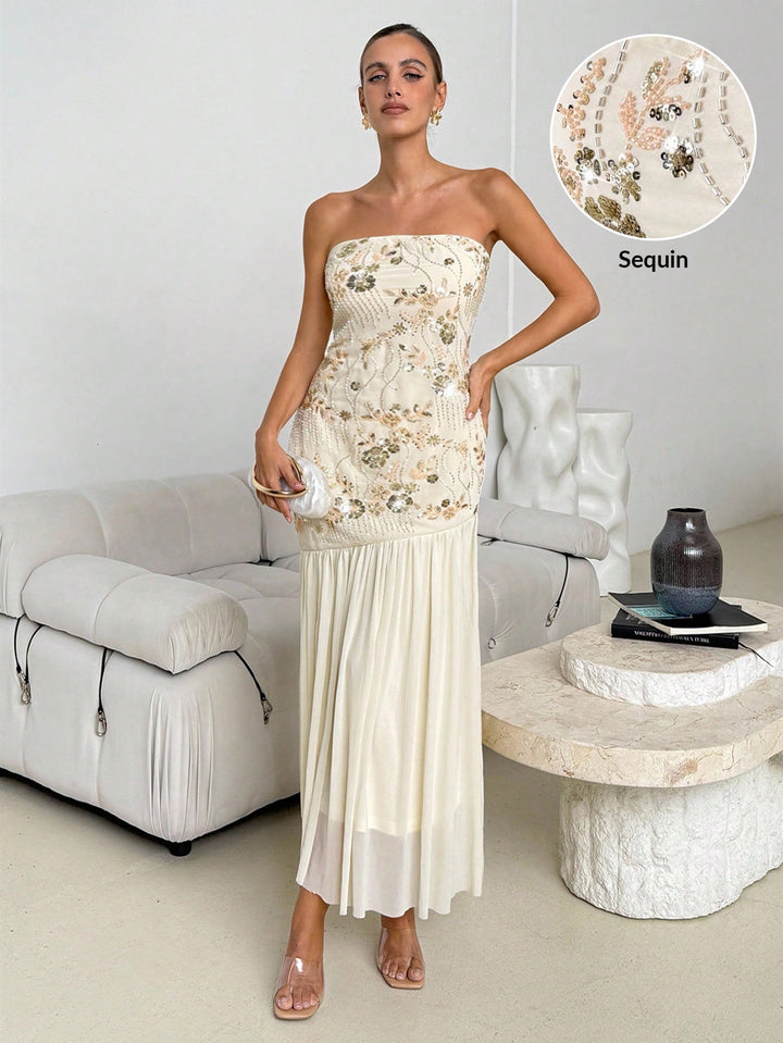 Rochie maxi SHEIN, galben