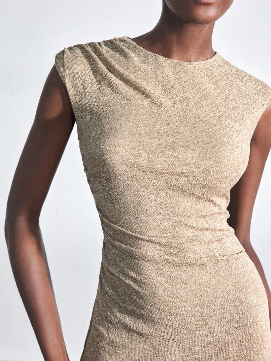 Rochie midi Shein, bej