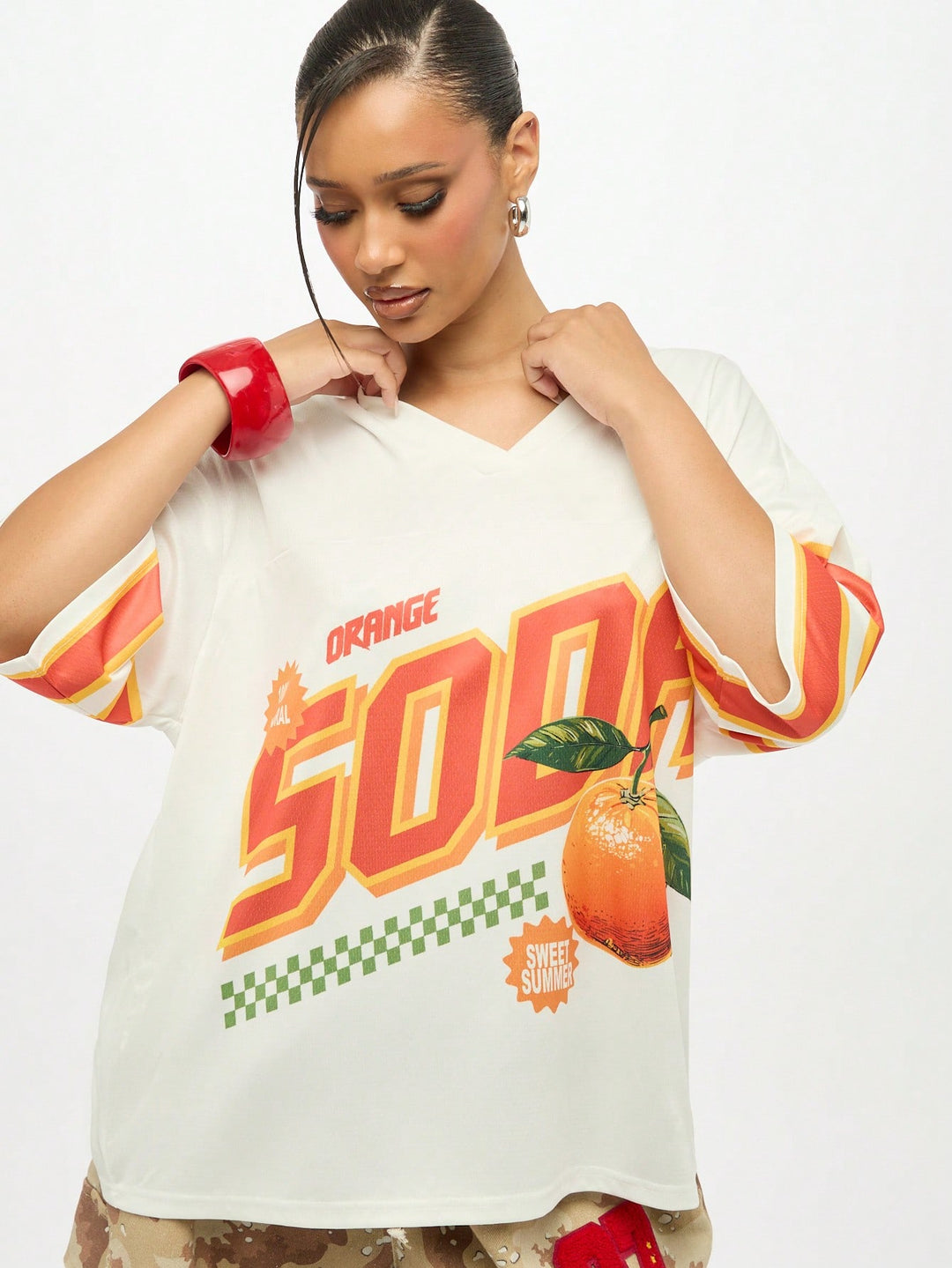 Top SHEIN, alb