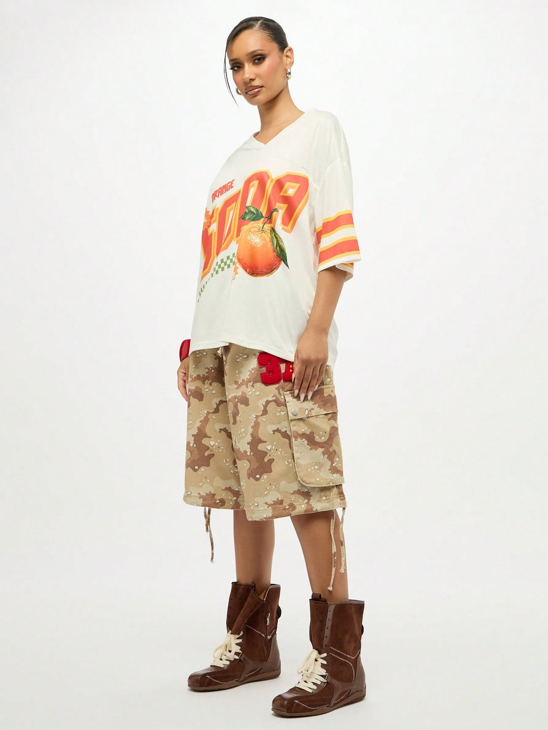 Top SHEIN, alb