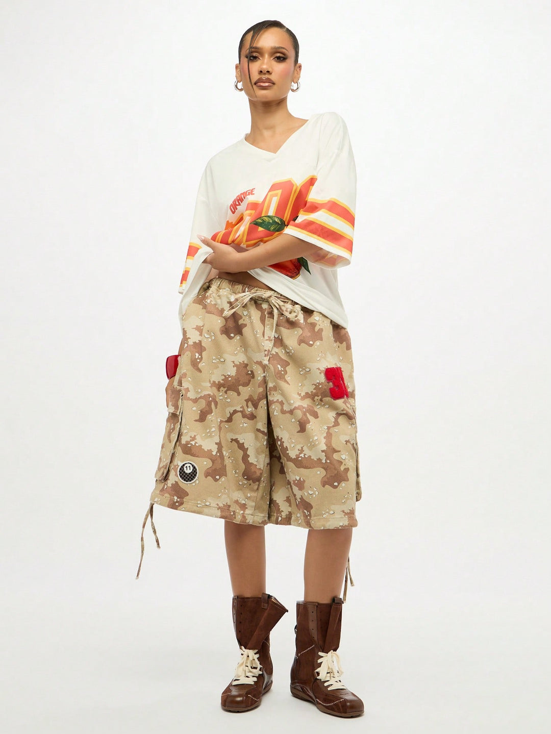 Top SHEIN, alb