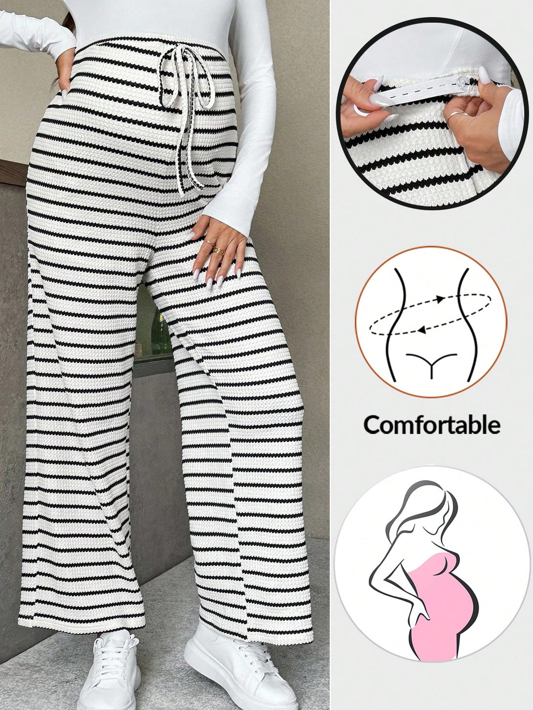 Pantaloni SHEIN, negru