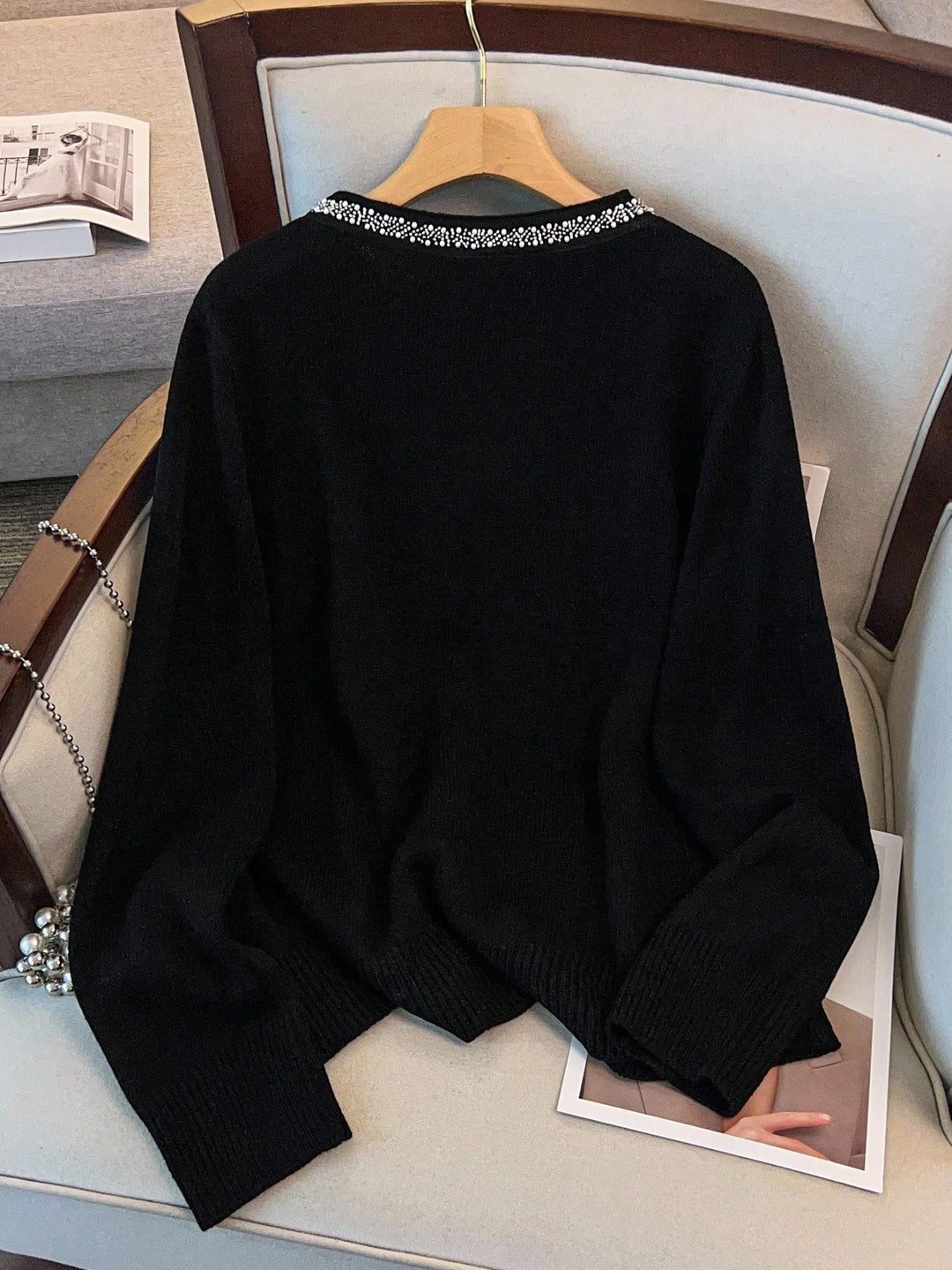 Pulover SHEIN, negru