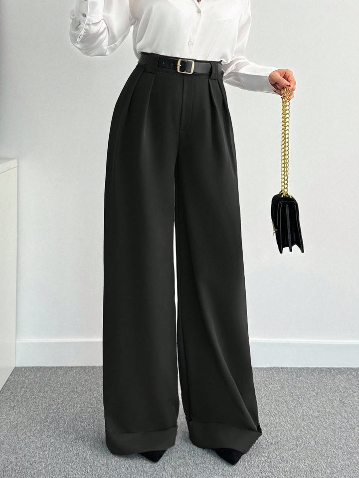 Pantaloni SHEIN, negru