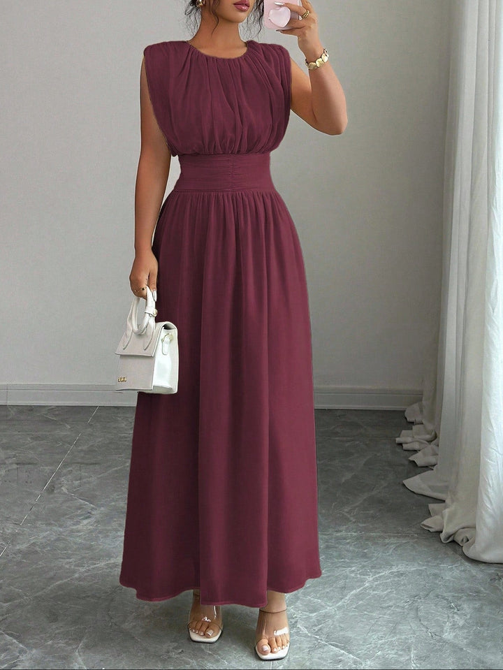 Rochie midi SHEIN, vișiniu