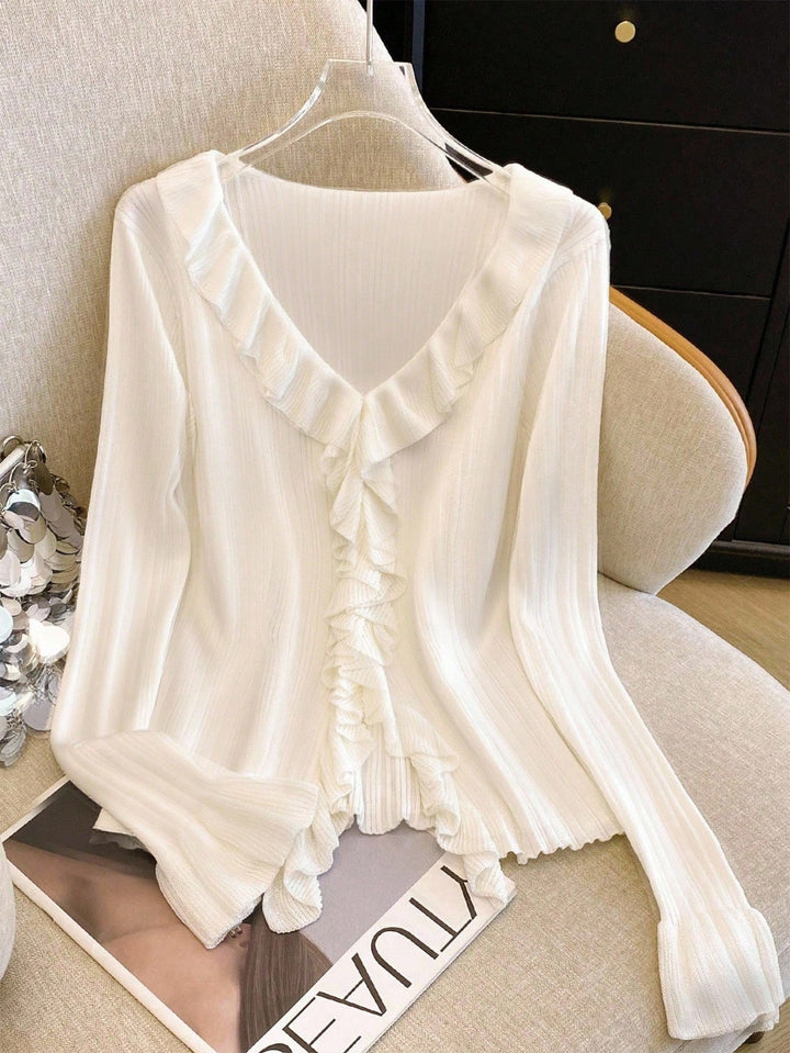Pulover SHEIN, alb