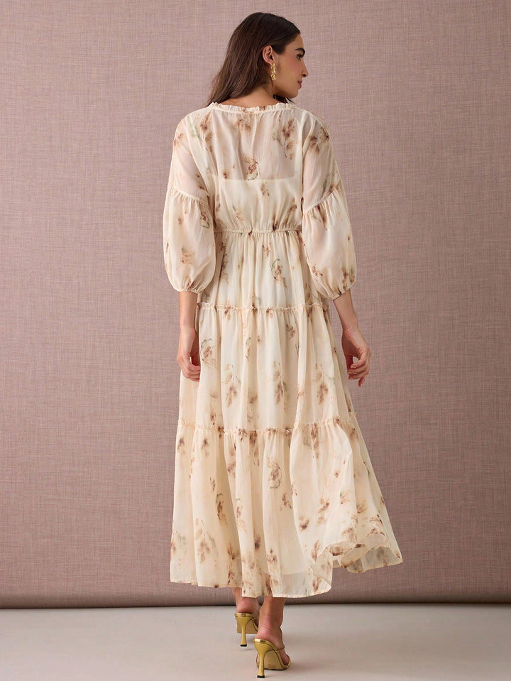 Rochie maxi SHEIN, galben