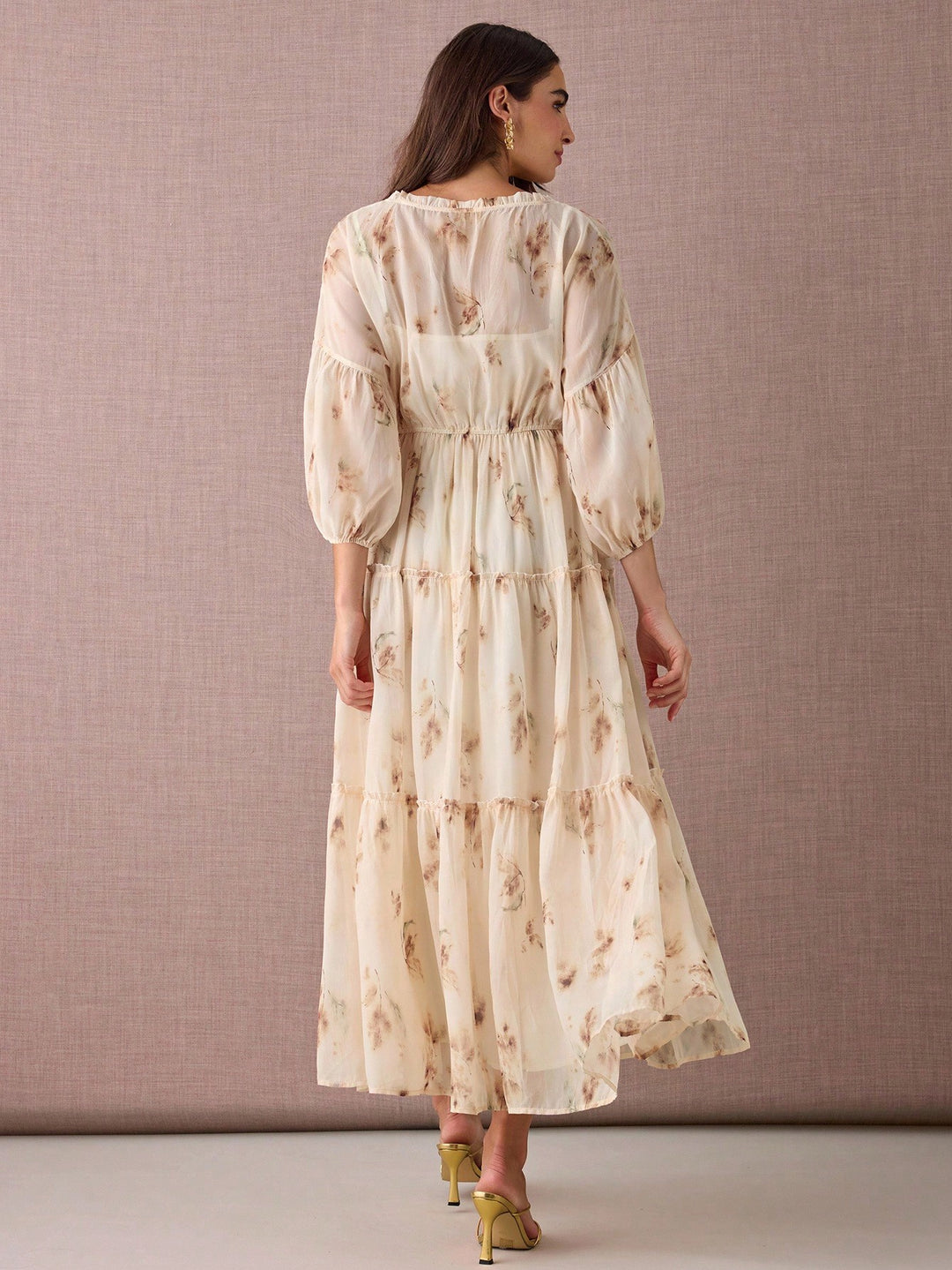 Rochie maxi SHEIN, galben