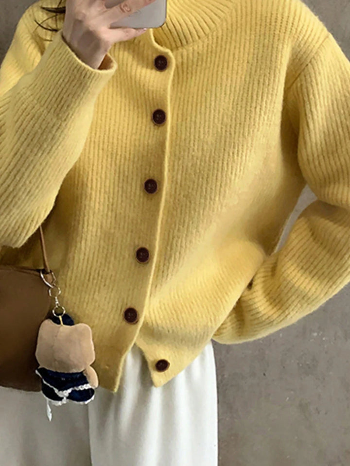 Cardigan SHEIN, galben
