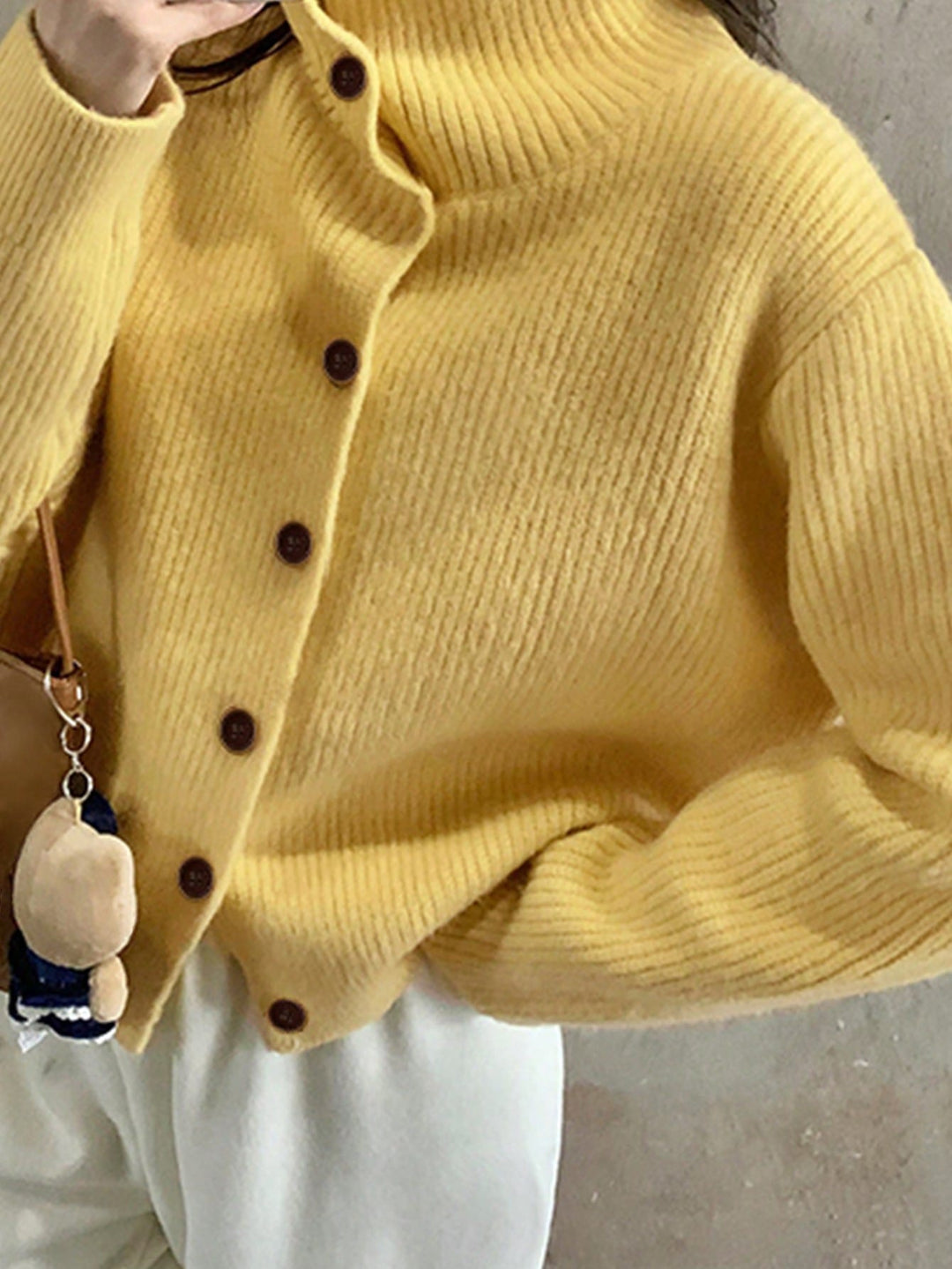Cardigan SHEIN, galben