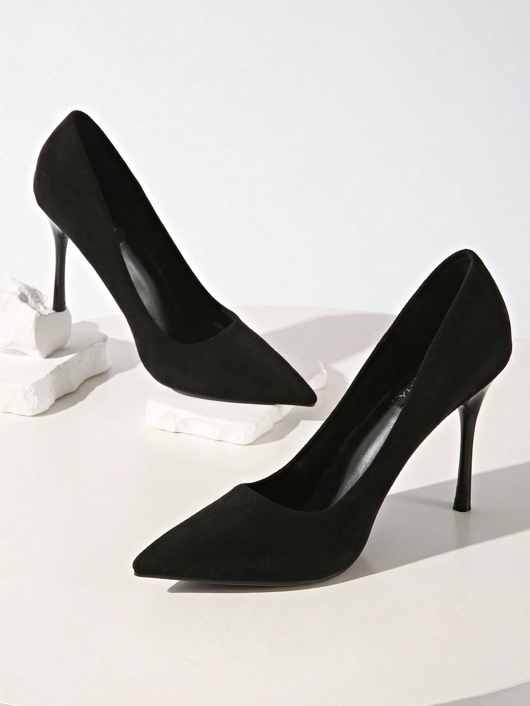 Pantofi cu toc SHEIN, negru