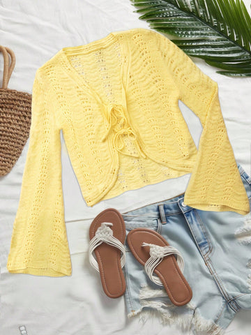 Cardigan SHEIN, galben