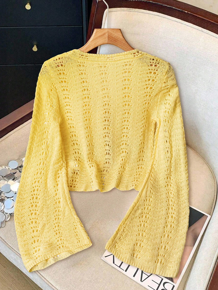 Cardigan SHEIN, galben