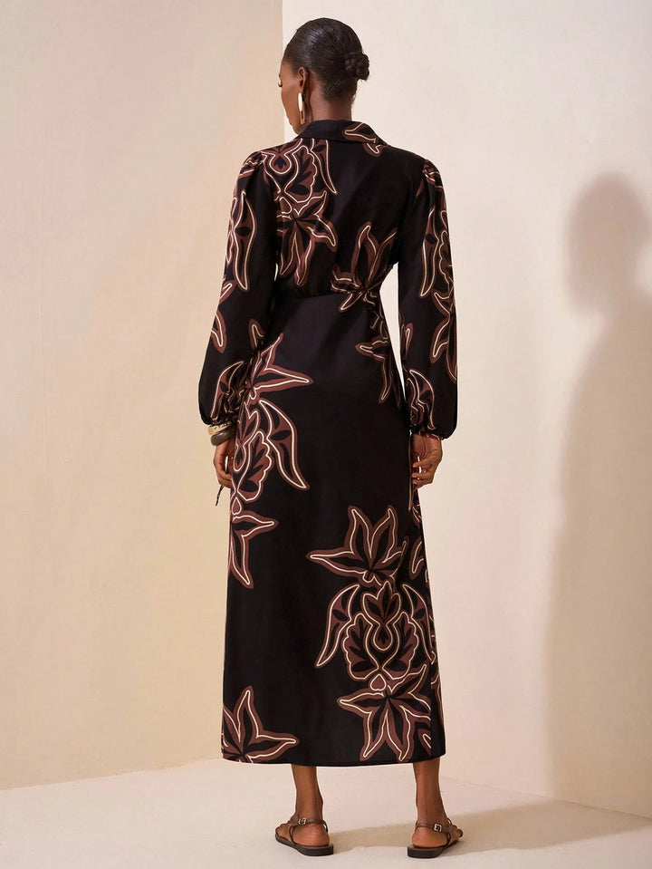 Rochie maxi Shein, mix culori
