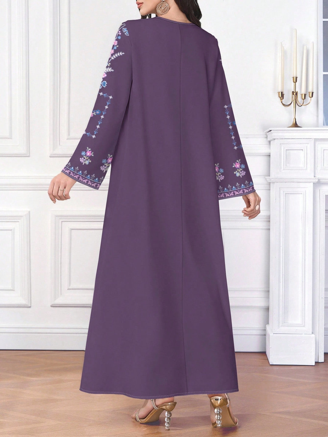 Rochie maxi SHEIN, mix culori