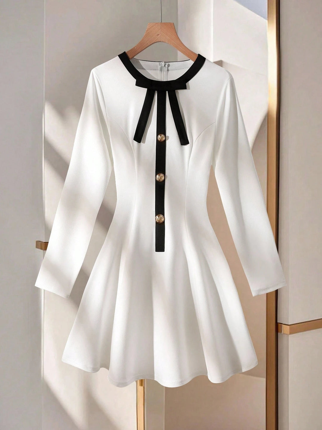 Rochie mini SHEIN, alb