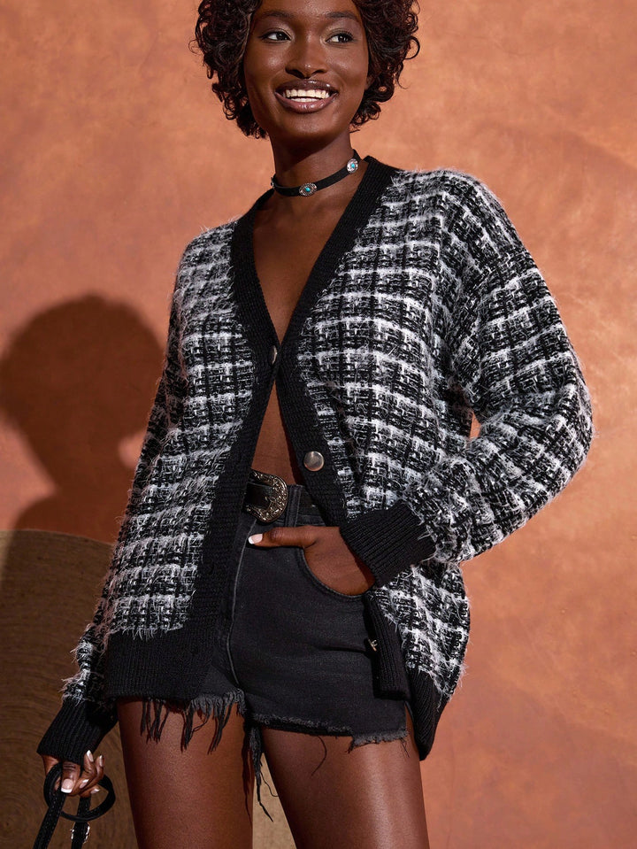Cardigan SHEIN, negru