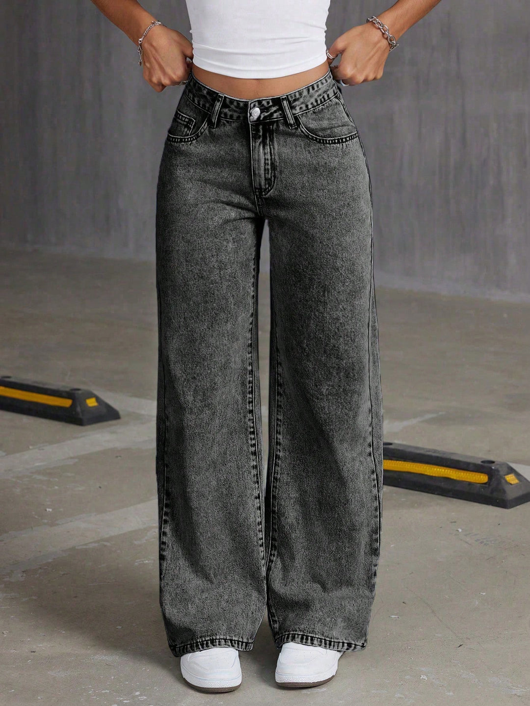Jeans SHEIN, gri