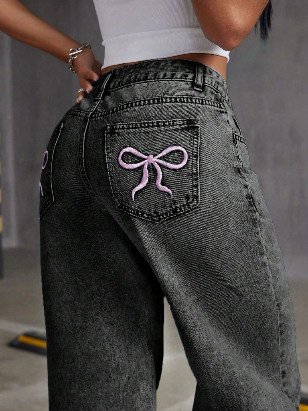 Jeans SHEIN, gri