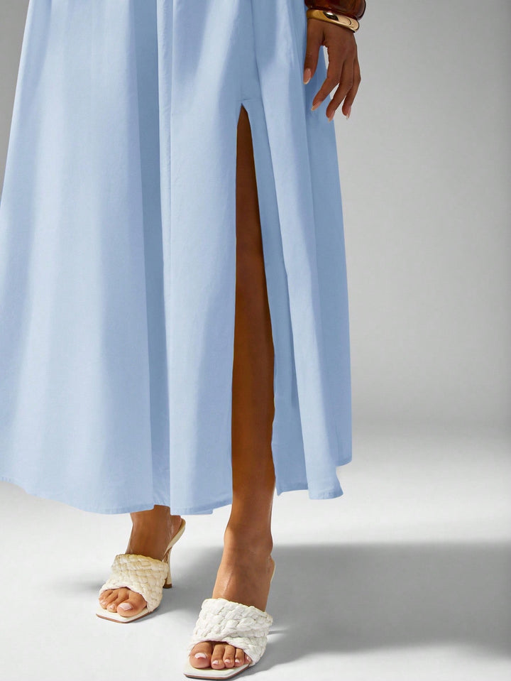 Rochie maxi SHEIN, albastru
