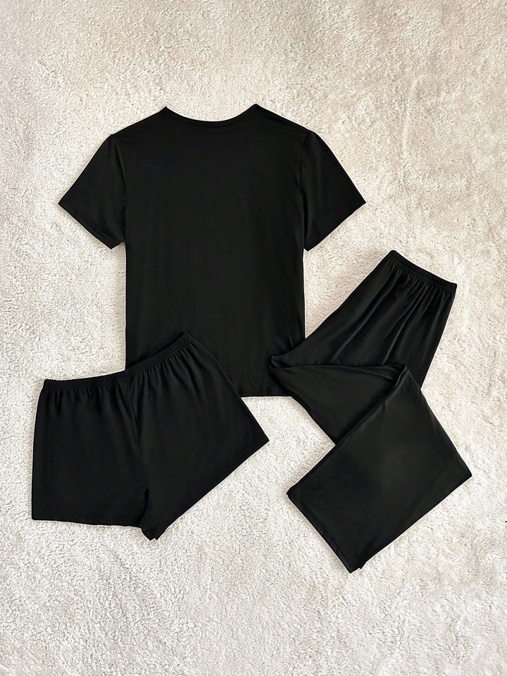 Pijama SHEIN, negru