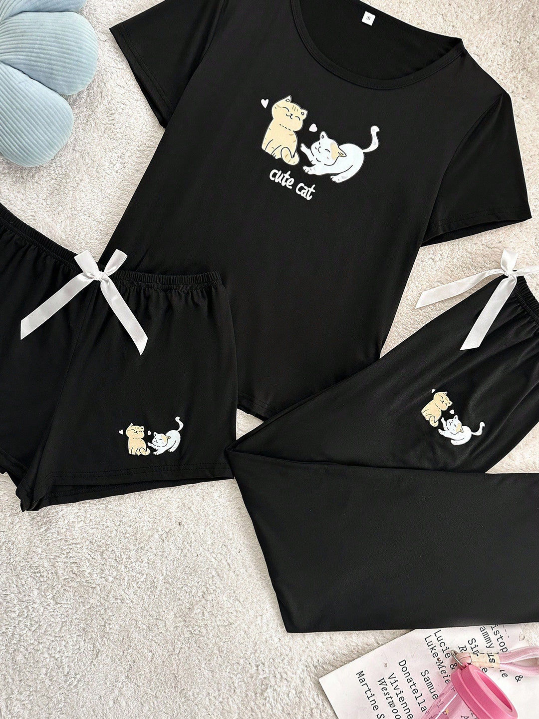 Pijama SHEIN, negru