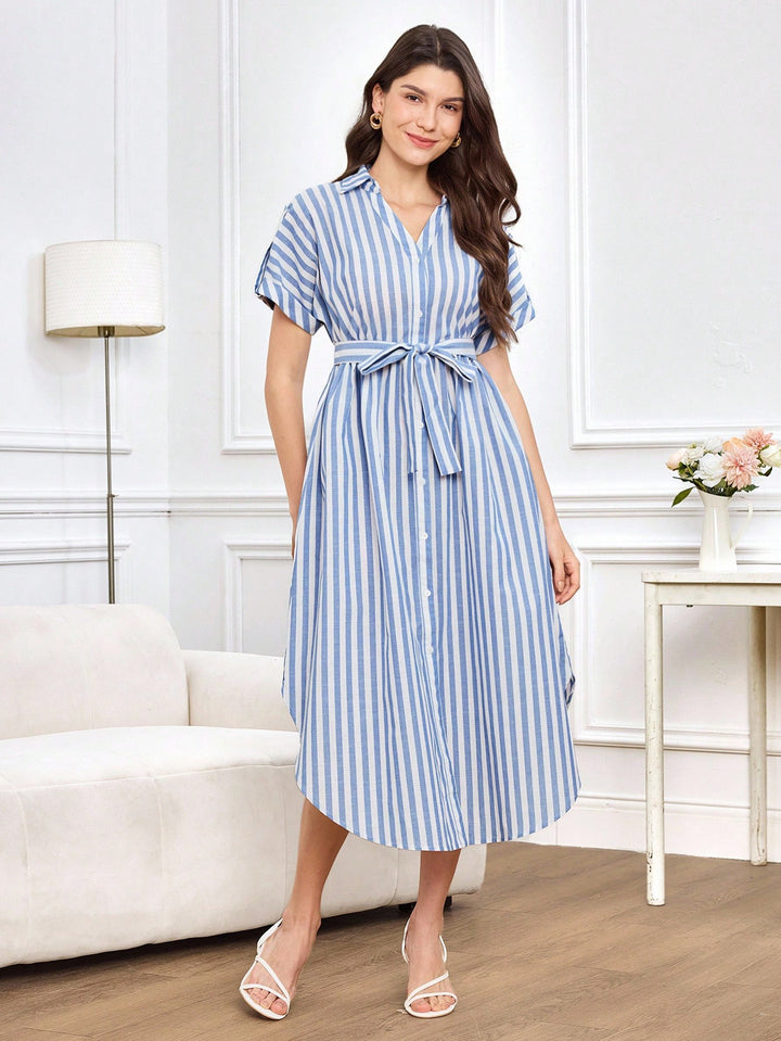 Rochie midi SHEIN, albastru