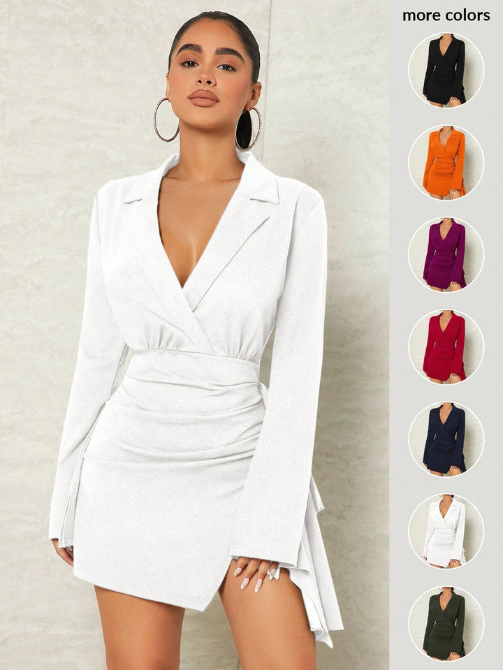 Rochie mini SHEIN, alb