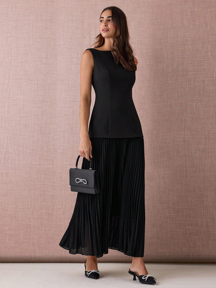 Rochie maxi SHEIN, negru