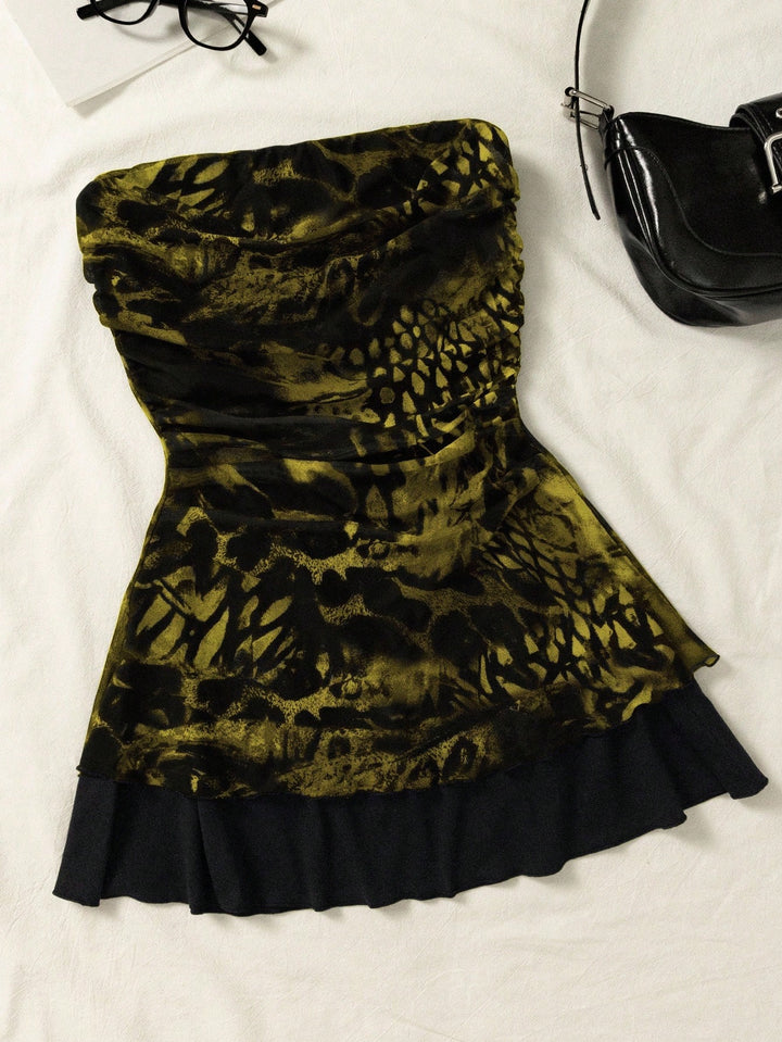 Top Shein, mix culori